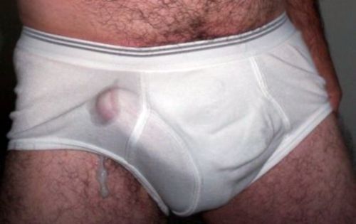Sperm leak through underwear